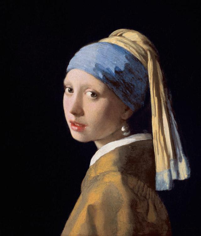 Girl with a Pearl Earring er,Johannes Vermeer,46.5x40cm