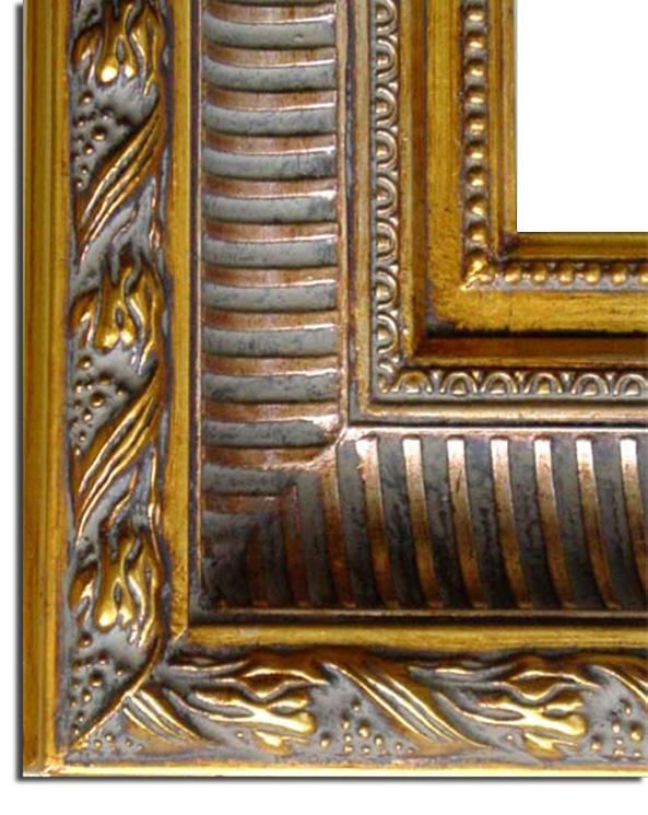 Golden frame, inner size 50x40 cm