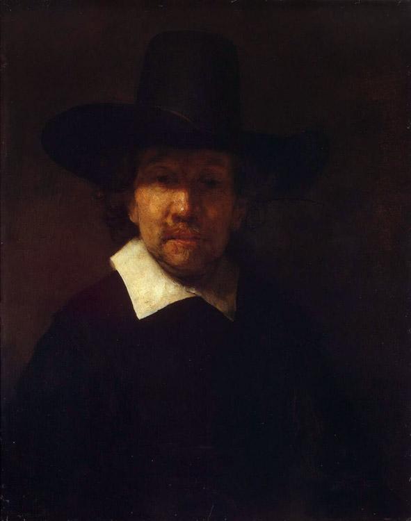 Jeremias de Dekker,Rembrandt van rijn,50x40cm