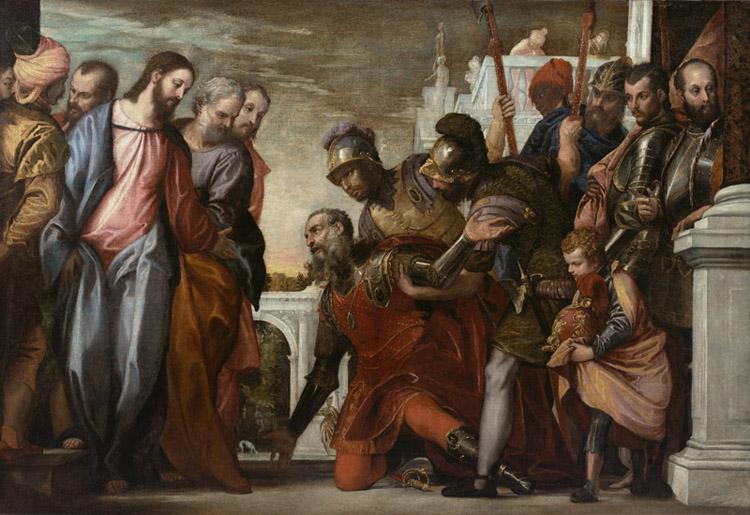 Jesus and the Centurion,Paolo Veronese,60x40cm