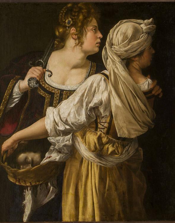 Judith and Her Maidser,Artemisia gentileschi,50x40cm