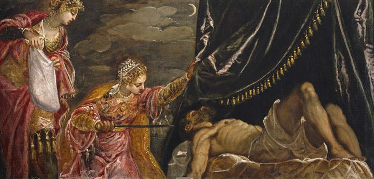 Judith and Holofernes,Jacopo Robusti Tintoretto,80x40cm