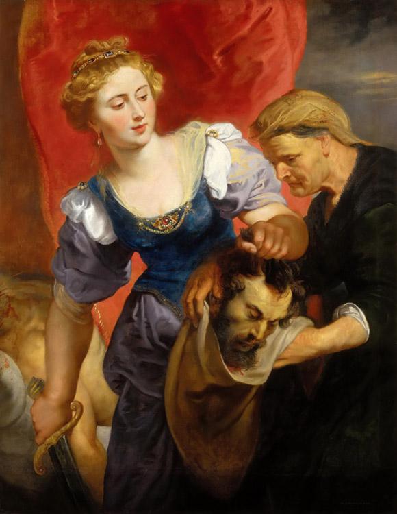 Judith with the Head of Holofernes,Peter Paul Rubens,50x40cm