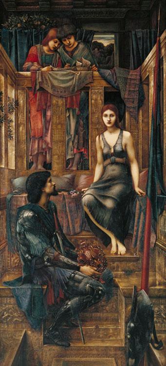King Cophetua and the Beggar,Edward Burne-Jones,76.2x63.5cm