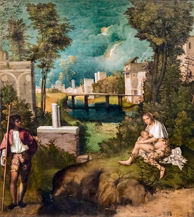 La Tempesta,Giorgione,50x45cm