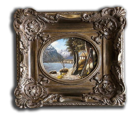 Landscape, Albert Bierstadt, 40x45 cm eller 16x18 ins