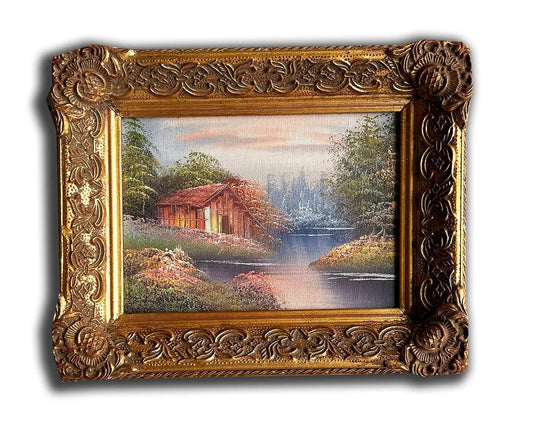 Landscape, hand-painted 20x25 cm eller 8x10 ins