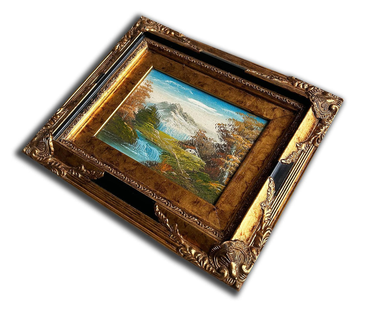 Landscape, hand-painted 25x30 cm eller 10x12 ins