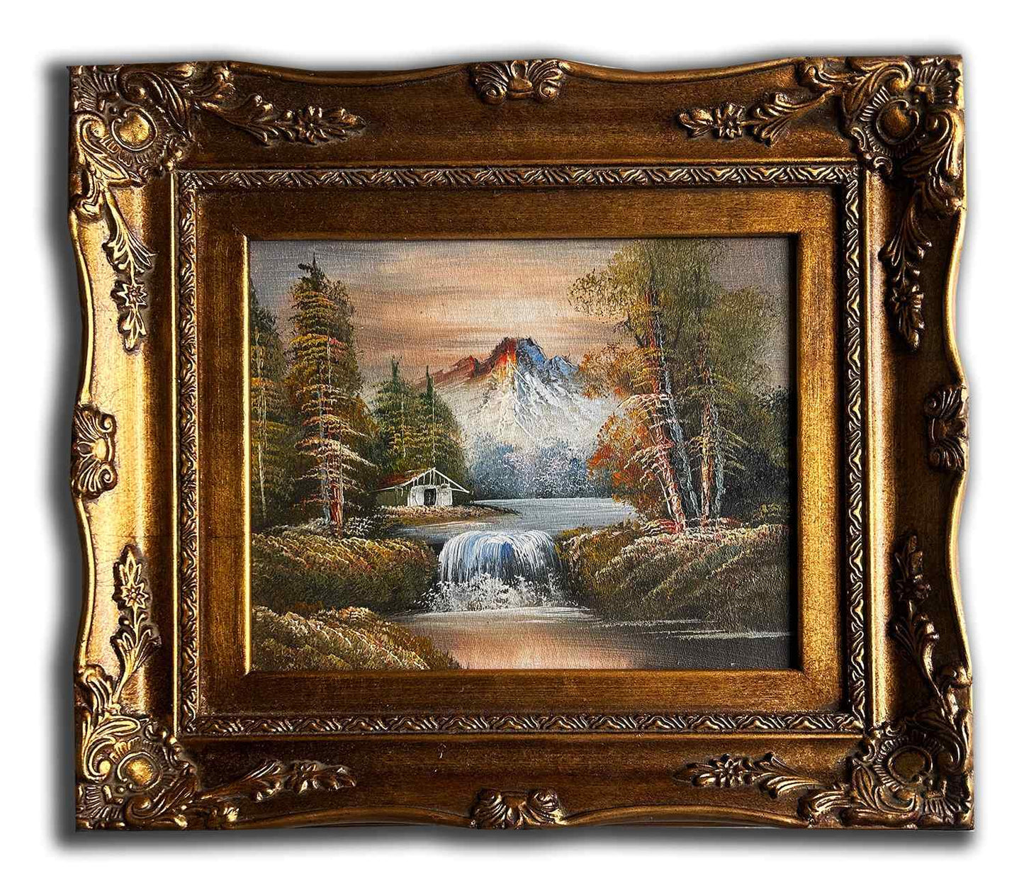 Landscape, hand-painted 34x39 cm eller 14x16 ins