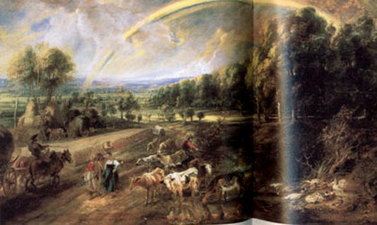 Landscape with a Rainbow,Peter Paul Rubens, 60x40cm