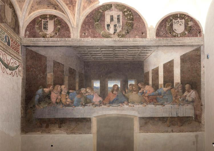 Last Supper,LEONARDO da Vinci,35.3x73.9cm