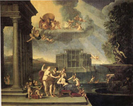 La toilette de Venus or L'Air,Albani Francesco,60x50cm