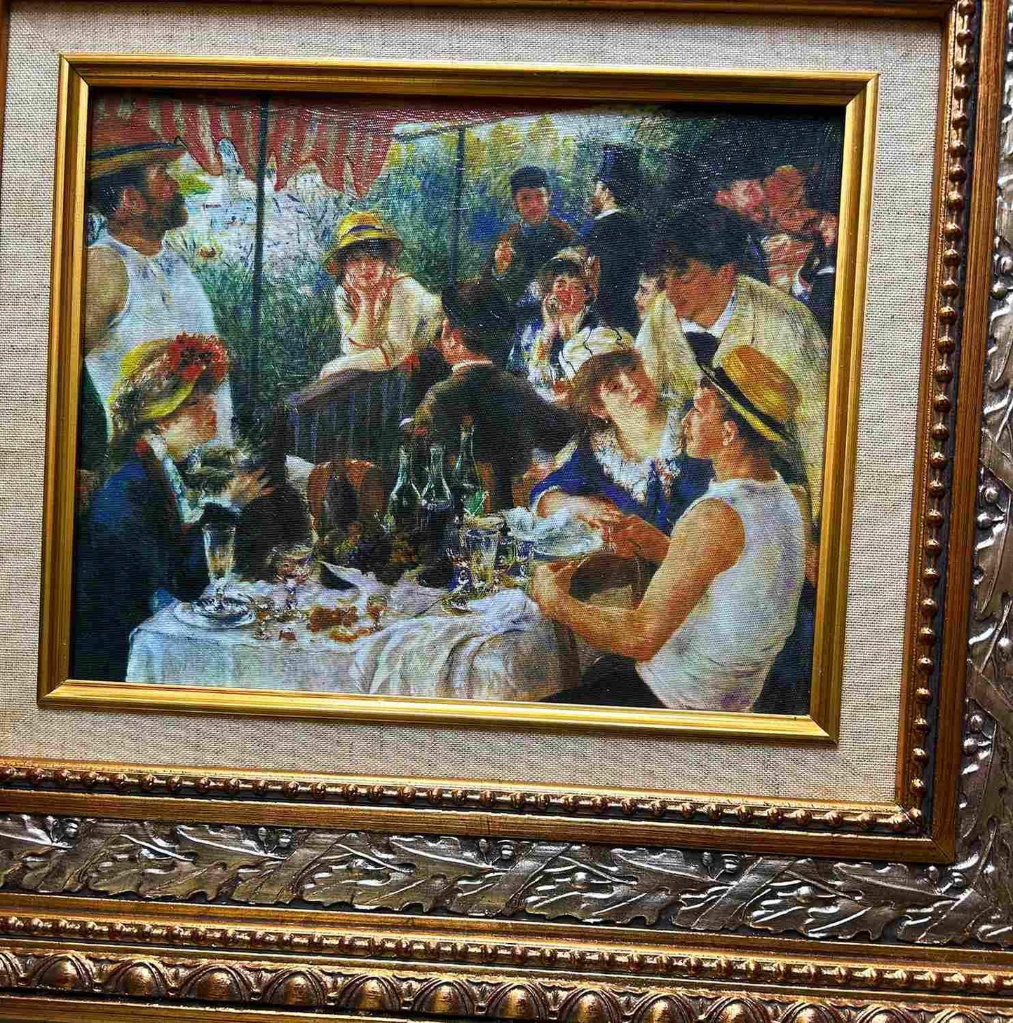 Luncheon of the Boating Party,Pierre Renoir 20x25 cm or 8x10 ins