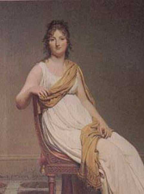 Madame de Verninac,nee Henriette Delacroix,Jacques-Louis David