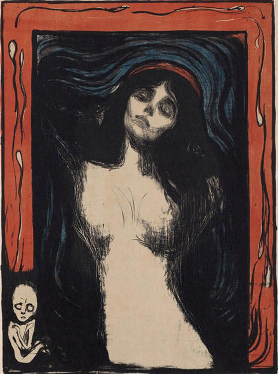 Madonna,Edvard Munch,60.7x44.5cm