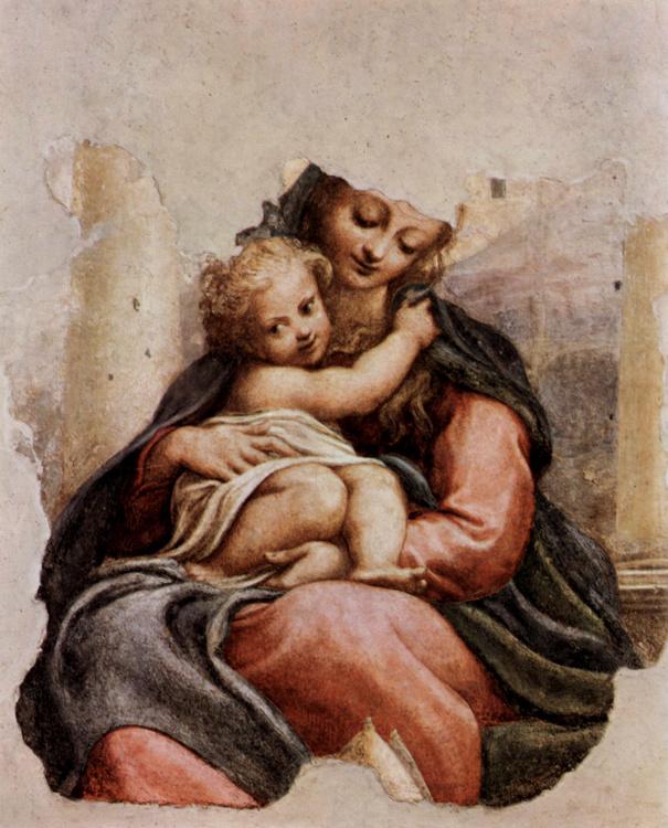 Madonna della Scala,Correggio,50x40cm