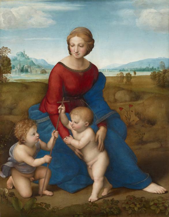 Madonna of the Meadows,Raphael,50x40cm