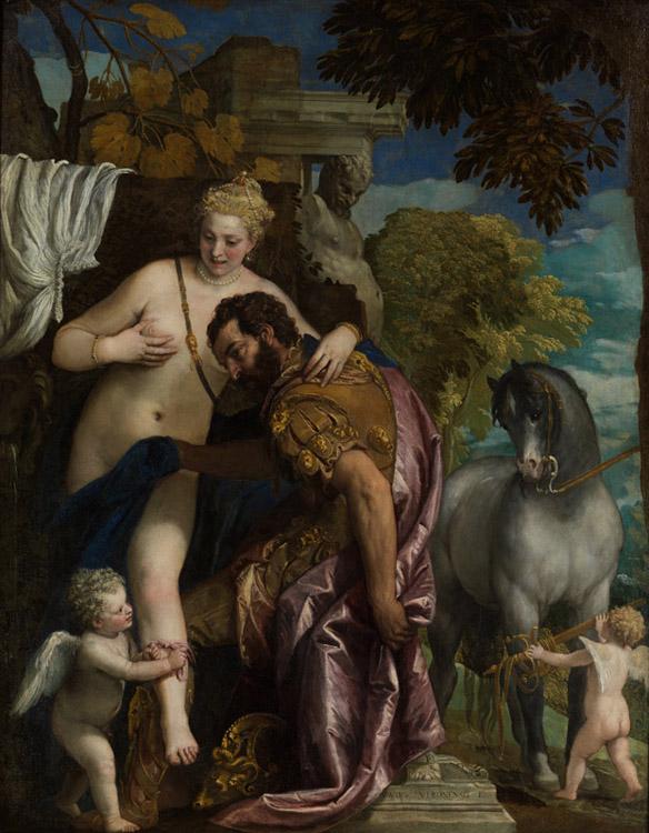 Mars and Venus United by Love,Paolo Veronese,50x40cm