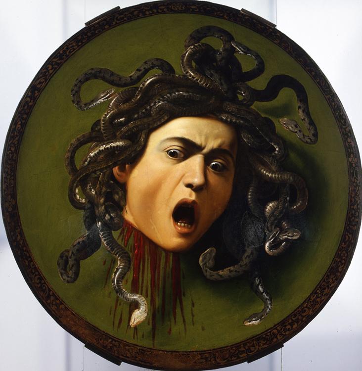 Medusa,Caravaggio,50x50cm