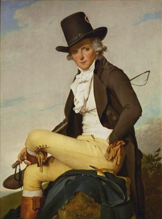 Monsieur seriziat,Jacques-Louis David,50x40cm
