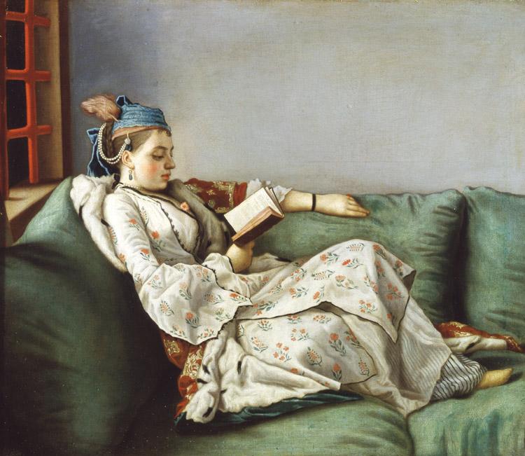 Morie-Adelaide of France Dressed in,Jean-Etienne Liotard,50x56cm