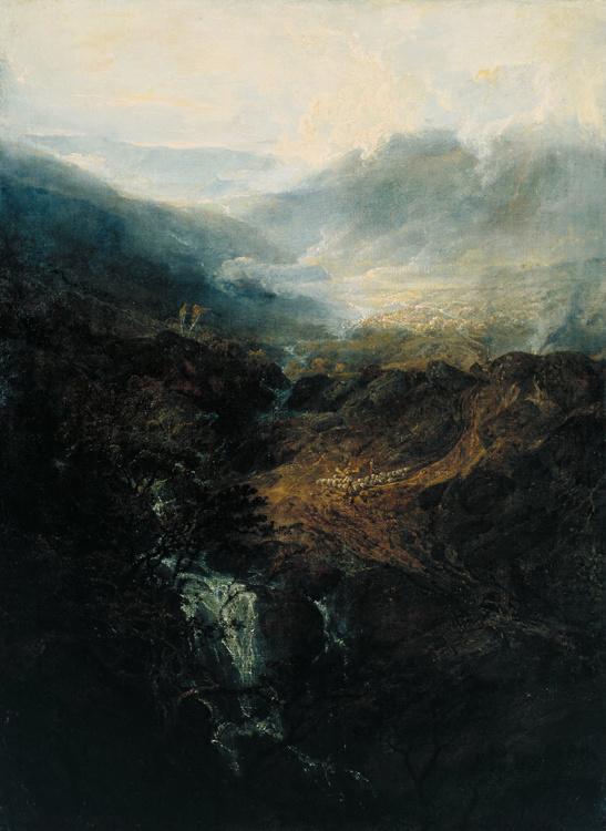 Morning amongst the Coniston Fells,J.M.W. Turner,50x40cm