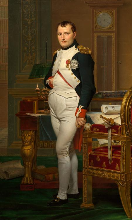 Napoleon in his Study,Jacques-Louis David,60x36cm