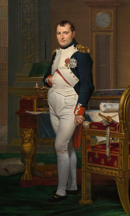 Napoleon in his Study,Jacques-Louis David,60x40cm