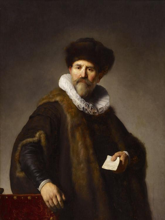 Nicolaes ruts,Rembrandt van rijn,50x40cm