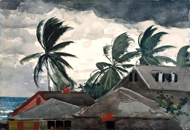 Ouragan aux Bahamas,Winslow Homer,36.8x53.3cm
