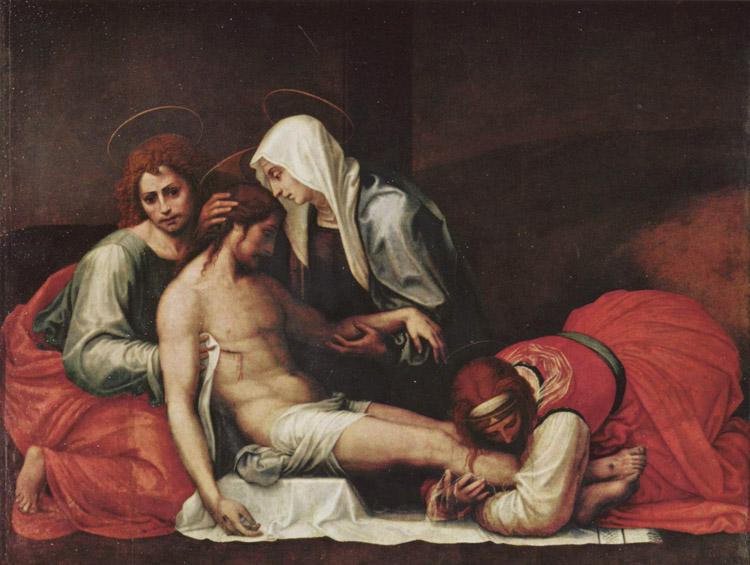 Pieta with SS.Peter and Paul,Fra Bartolomeo,50x40cm