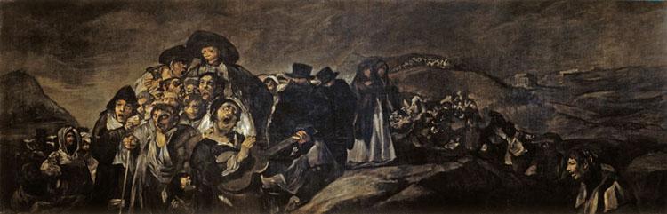 Pilgrimage to San Isidro,Francisco Goya,80x26cm