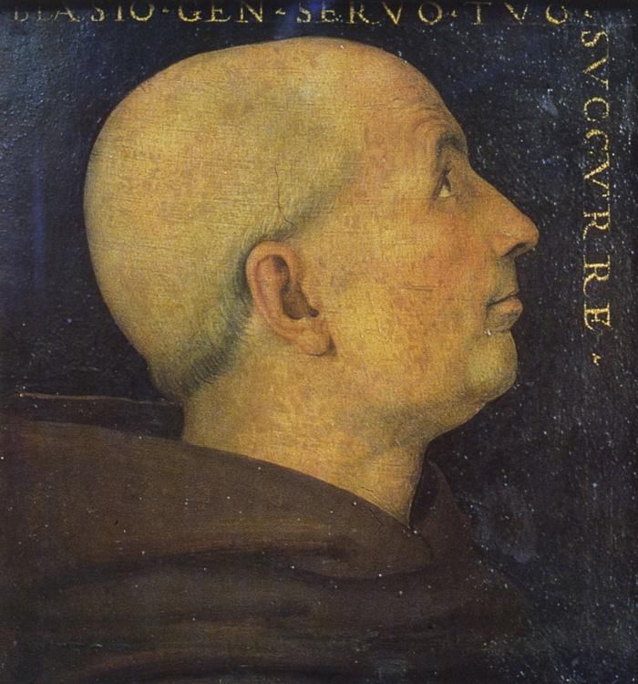 Portrait of Dom Biagio Milanesi,Pietro Perugino,50x50cm