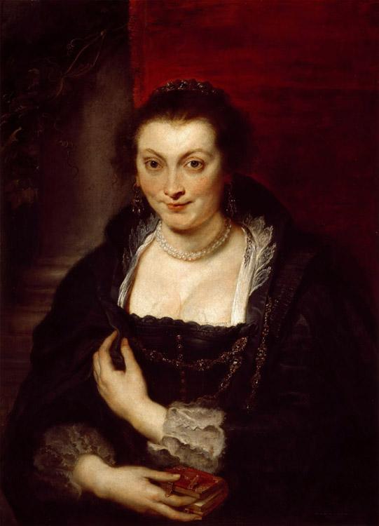 Portrait of Isabella Brant,Peter Paul Rubens,60x40cm