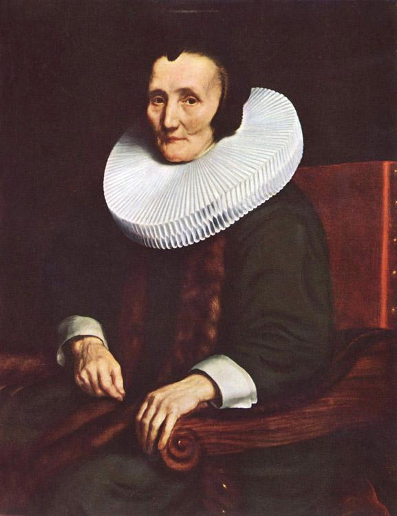 Portrait of Margaretha de Geer, Wife of,Nicolaes Maes,50x40cm