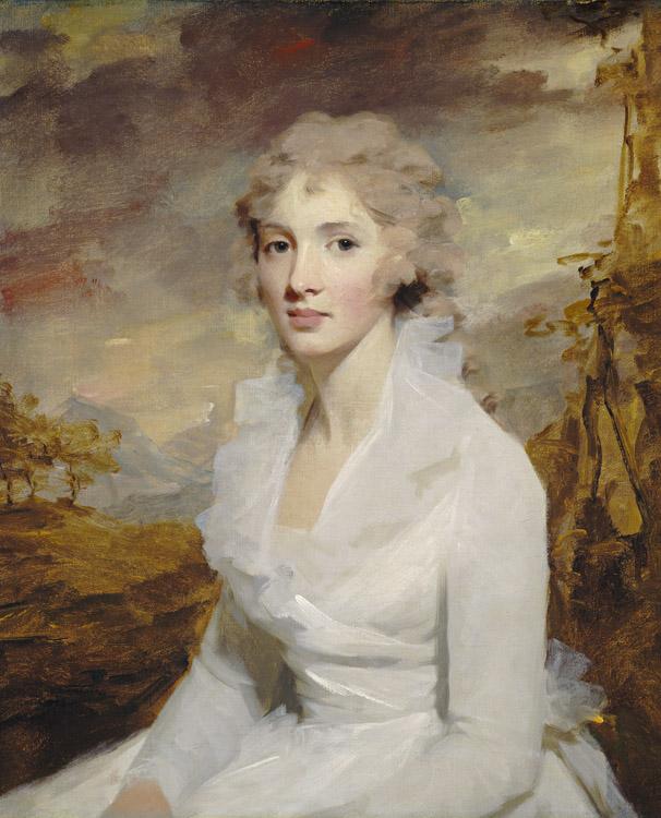 Portrait of Miss Eleanor Urquhart.,Henry Raeburn,50x40cm