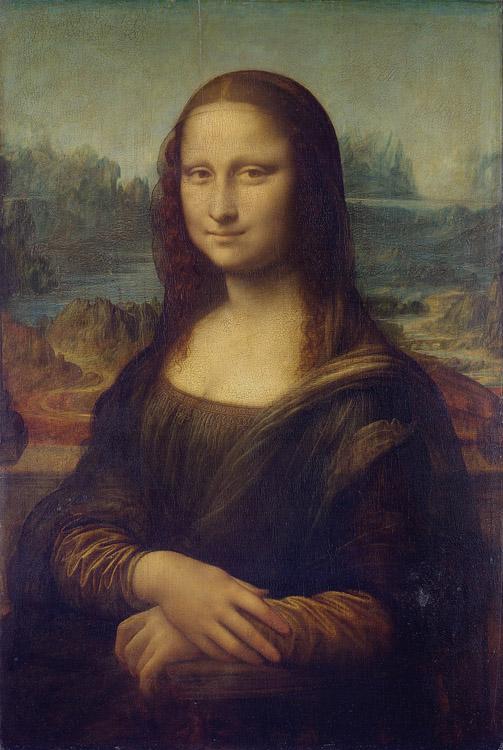Portrait of Mona Lisa,La Gioconda,Leonardo Da Vinci,77x53cm