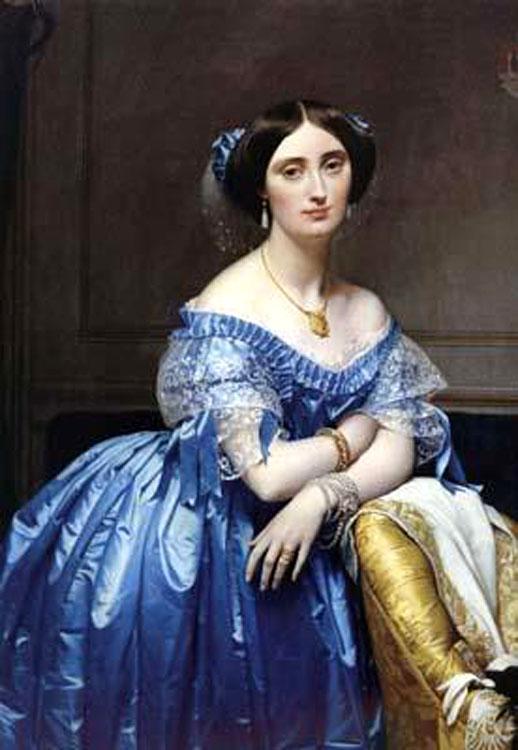Portrait of Princess Pauline-Eleonore,Jean Auguste Dominique Ingres