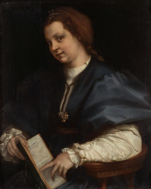 Portrait of a Girl,Andrea del Sarto,50x40cm