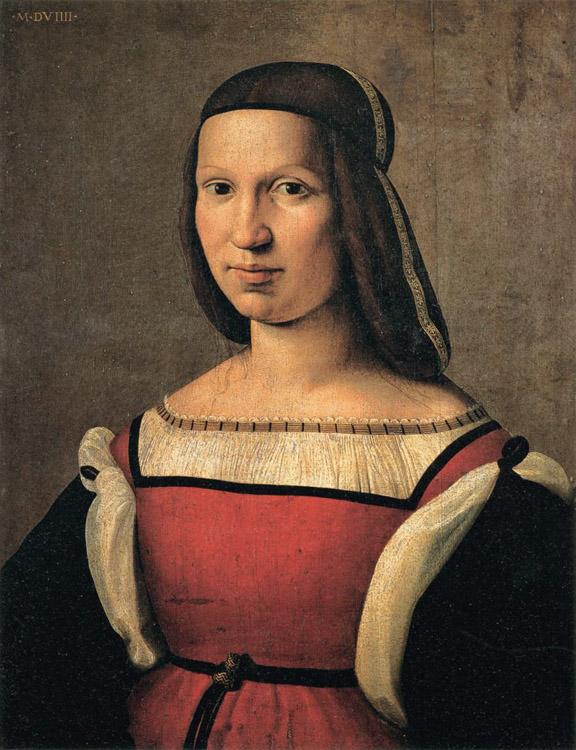 Portrait of a Lady,Ridolfo Ghirlandaio,60x49.5cm