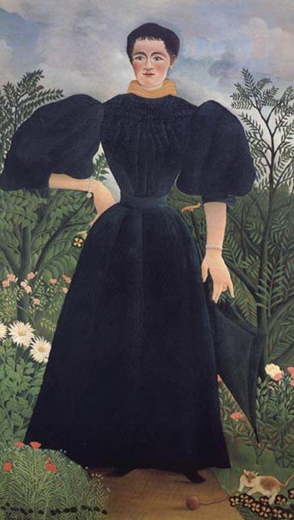 Portrait of a Woman, Henri Rousseau, 80x40 cm