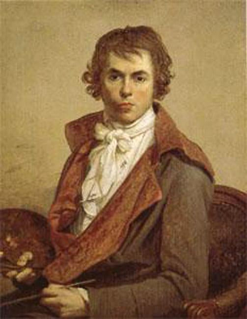 Portrait of the Artist,Jacques-Louis David,81x64cm