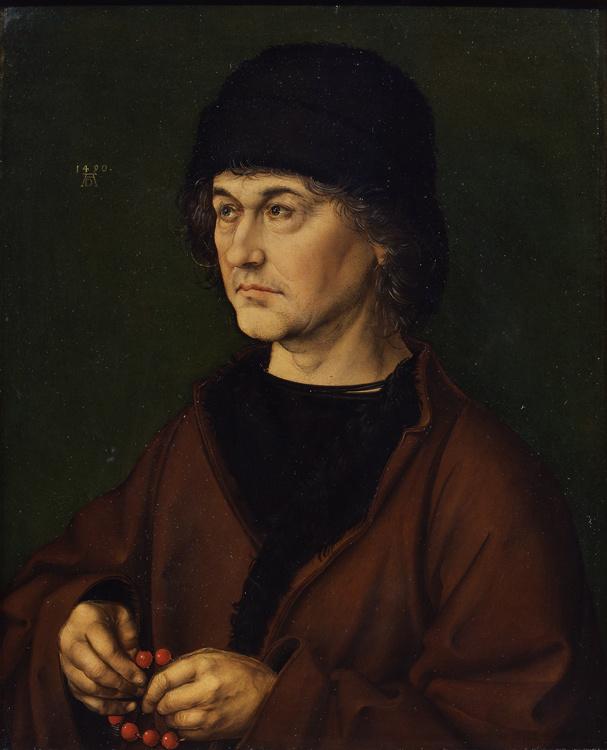 Portrait of the Artist's Father,Albrecht Durer,50x40cm