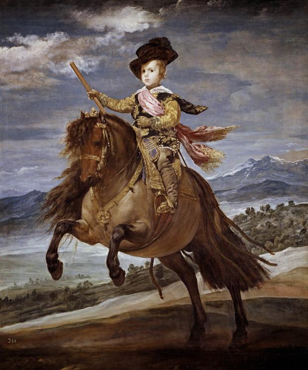 Prince Baltasar Carlos Equestrian,Diego Velazquez,60x50cm
