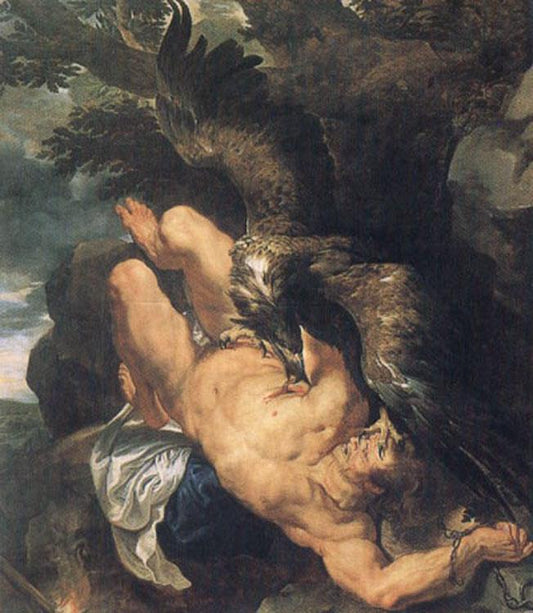 Prometbeus Bound,Peter Paul Rubens, 60x50 cm