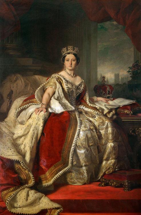 Queen Victoria,Franz Xaver Winterhalter,60x40cm