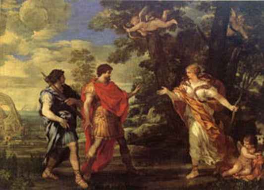 Romulus and Remus Brought Back by Faustulus,Pietro da Cortona,60x40cm