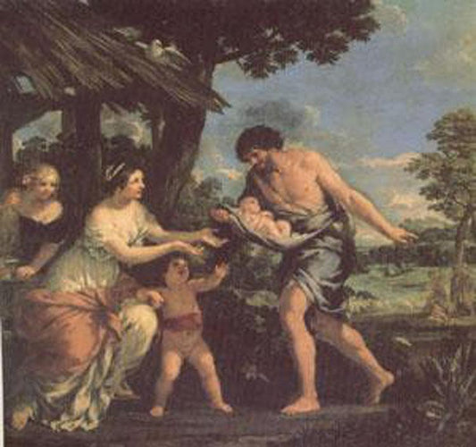 Romulus and Remus Brought Back by Faustulus,Pietro da Cortona