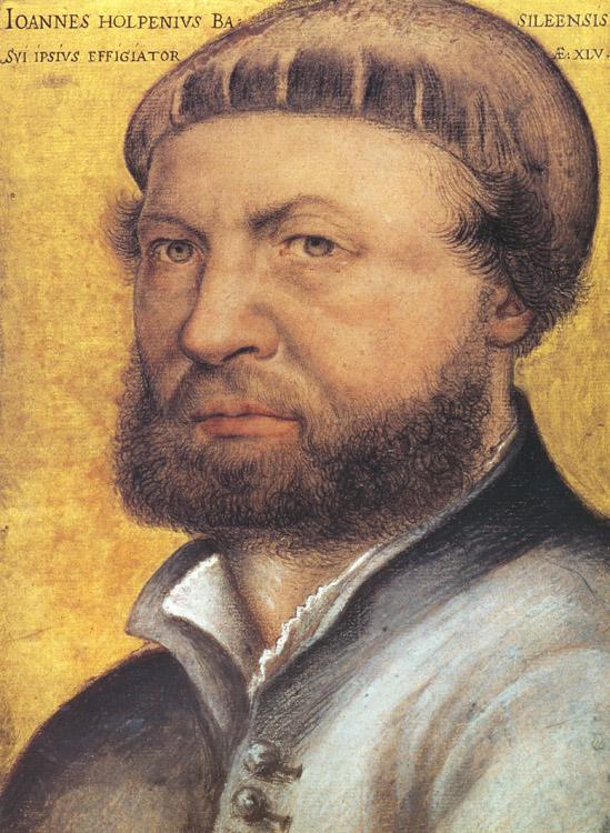 Self-Portrait,Hans holbein the younger,50x40cm