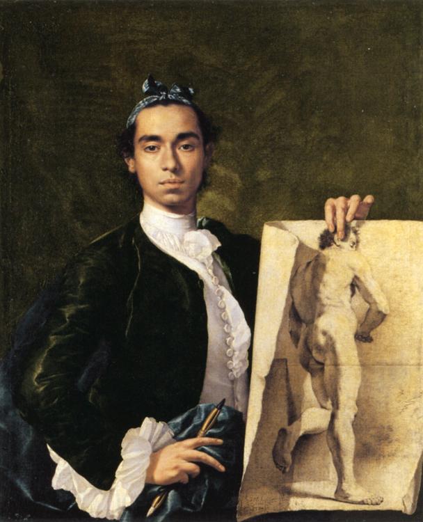 Self-Portrait,Luis Menendez,50x40cm